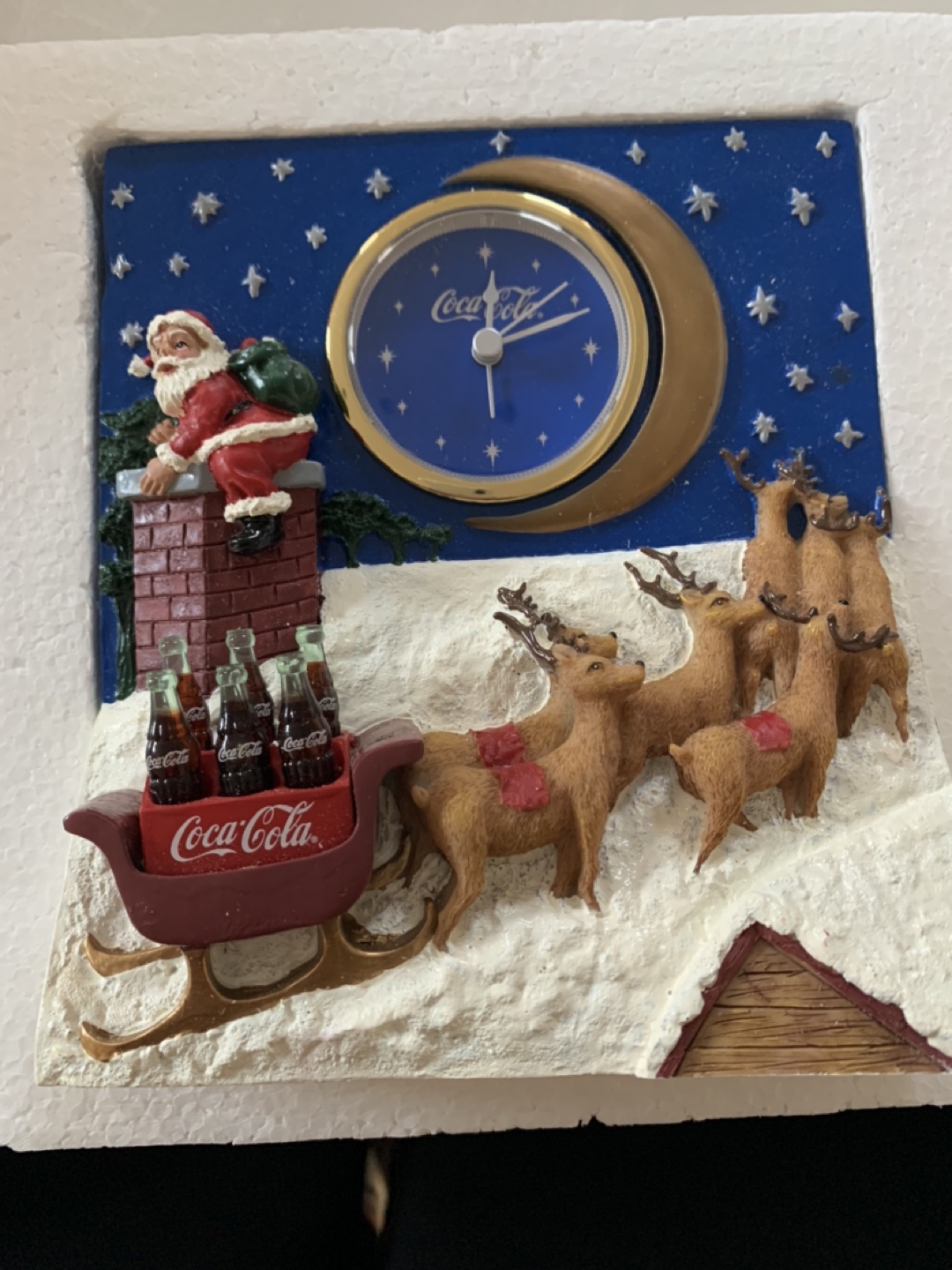 Coca Cola collectors clock decoration image indicator(3)