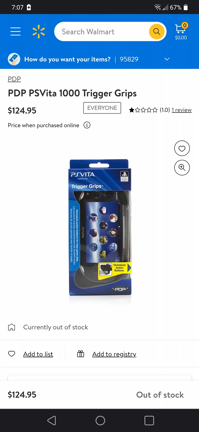 PS VITA Rare discontinued official PlayStation Trigger Grip image indicator(2)