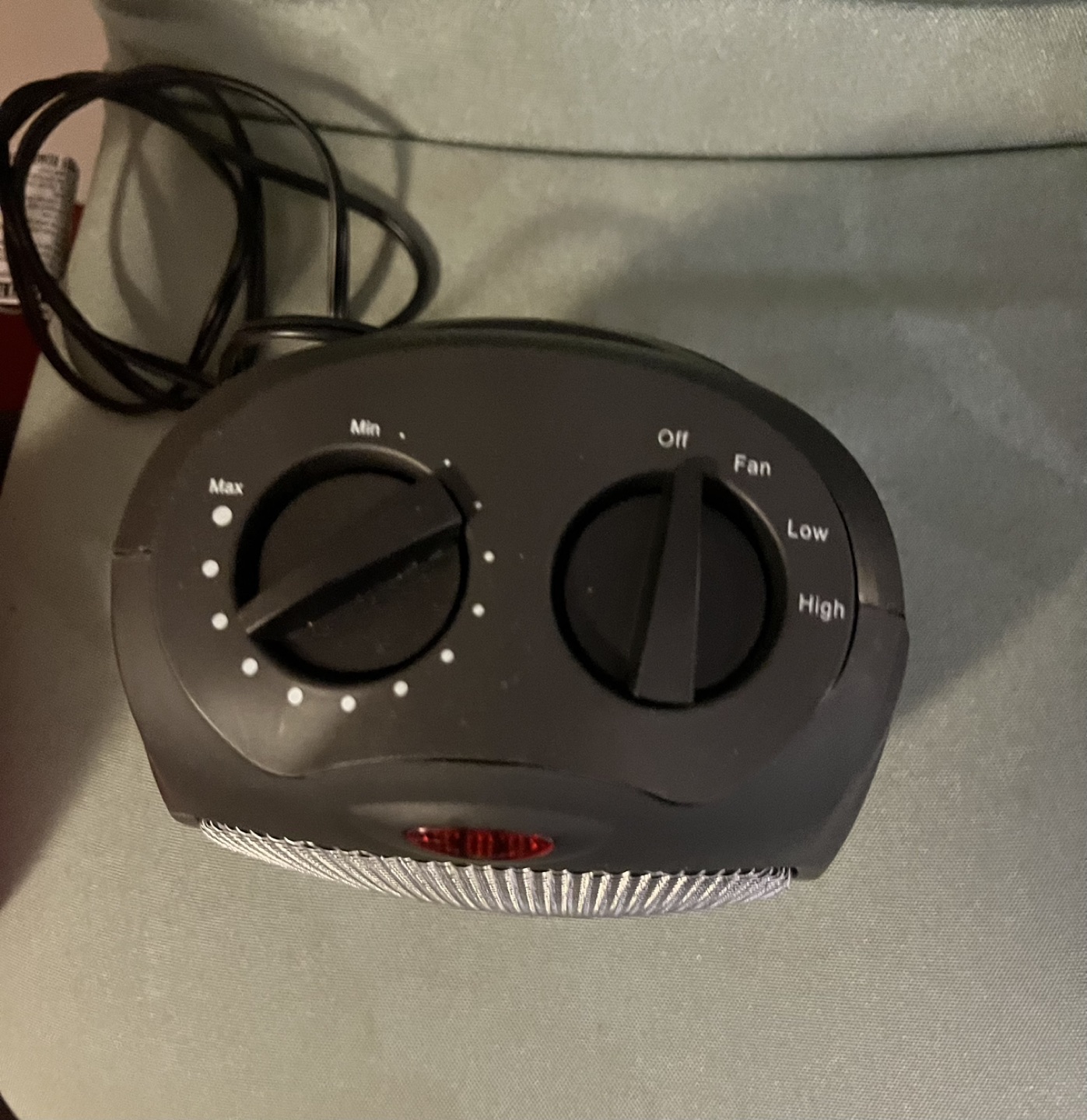 Black & Decker portable electric heater image indicator(2)