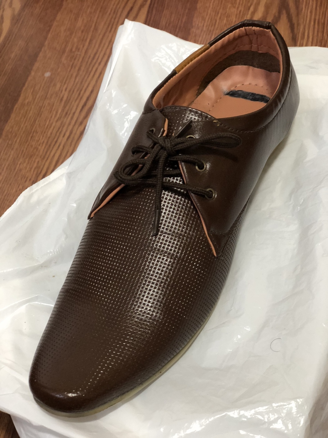 Brown formal shoes