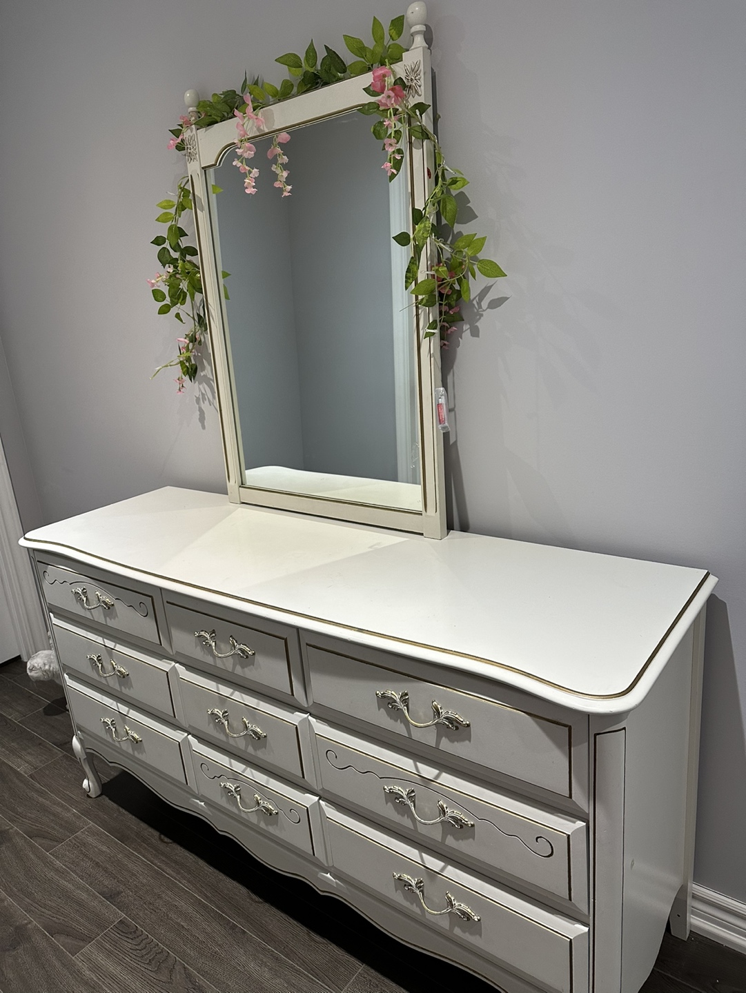 Antique Dresser & Mirror