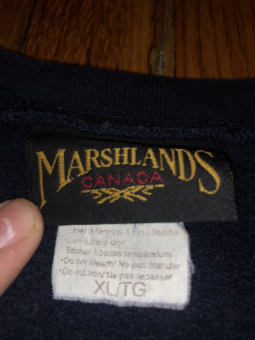 Vintage Marshlands Sweatshirt Hoodie Canada Landscape Logo - photo 5