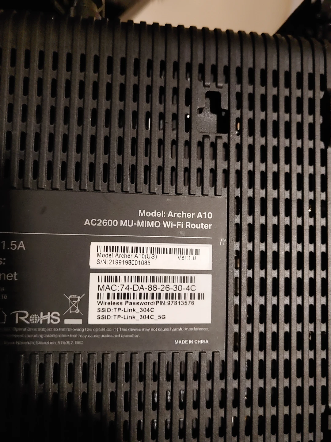 TP-Link Archer A10 Wi-Fi Router - photo 2