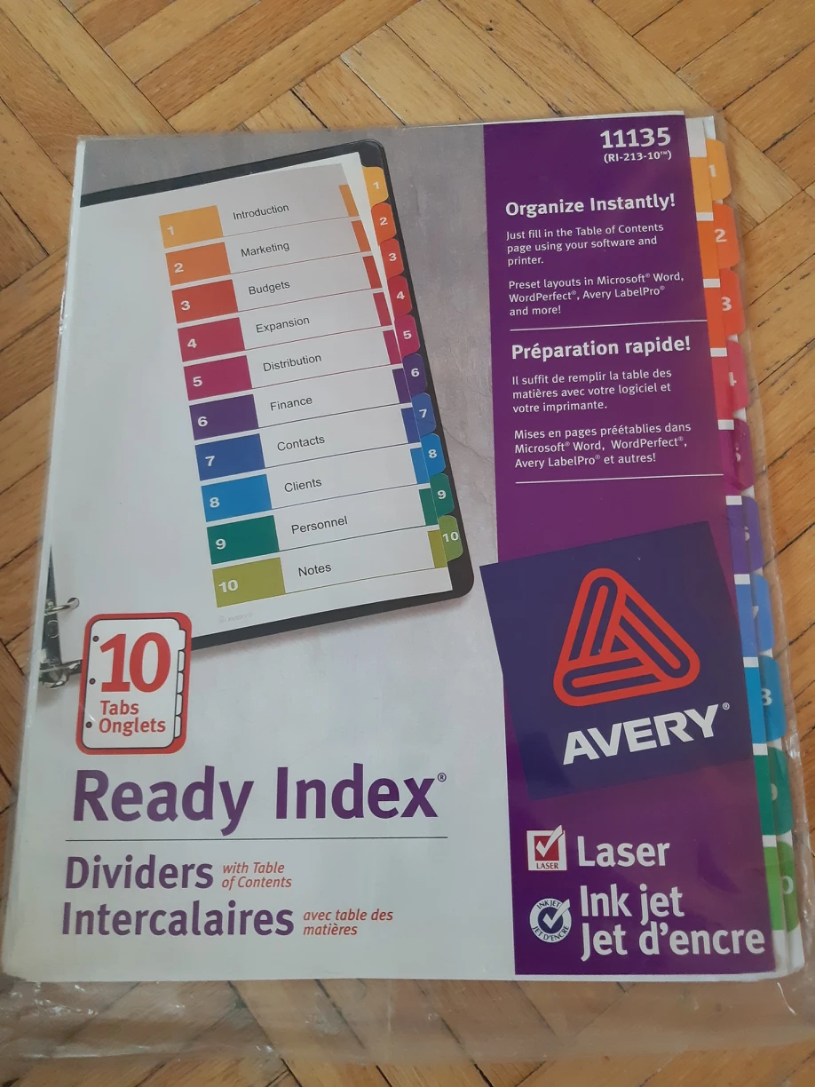 Binder tab sheets - photo 2