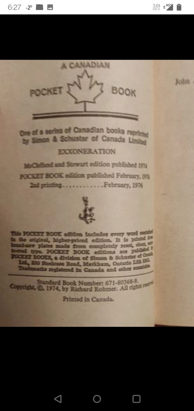 Set of 70s era classics by Gen. Richard Rohmer image indicator(5)