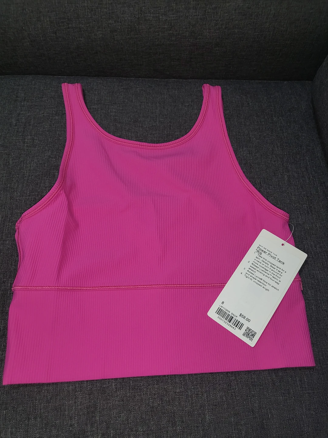Lululemon tank size 8