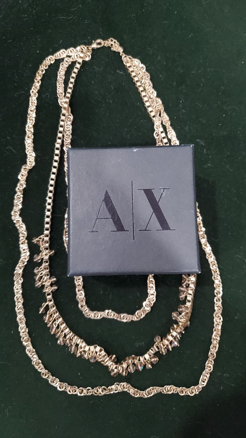 Armani Exchange gold necklace - photo 3