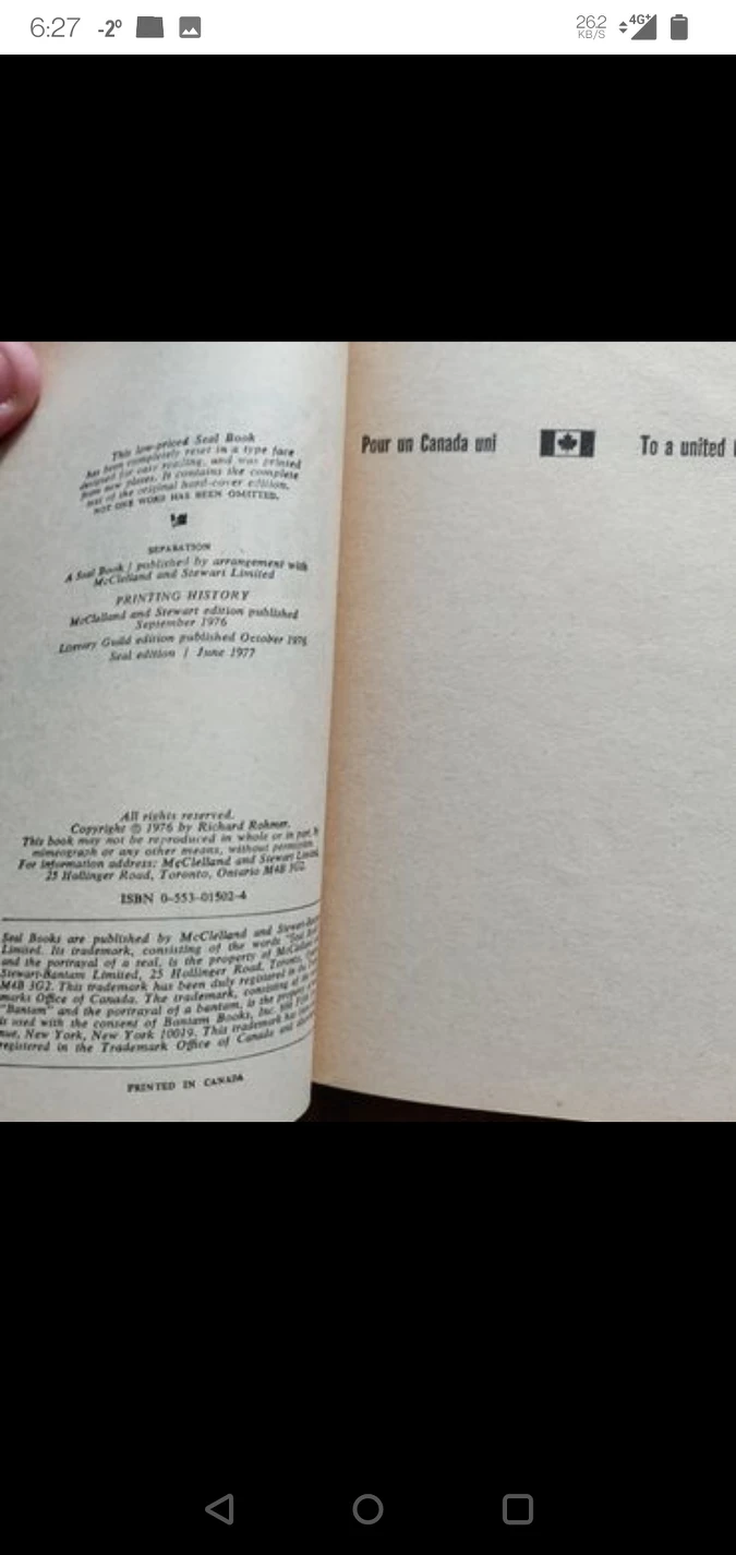 Set of 70s era classics by Gen. Richard Rohmer image indicator(3)