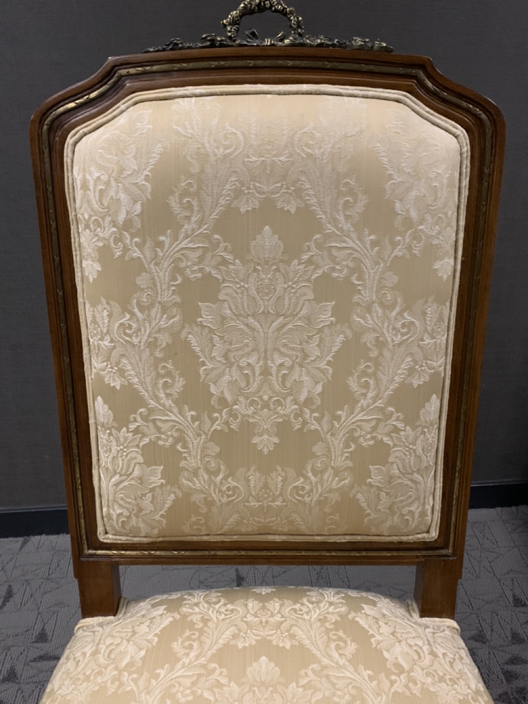 Set of 8 French style, dining chairs - photo 3