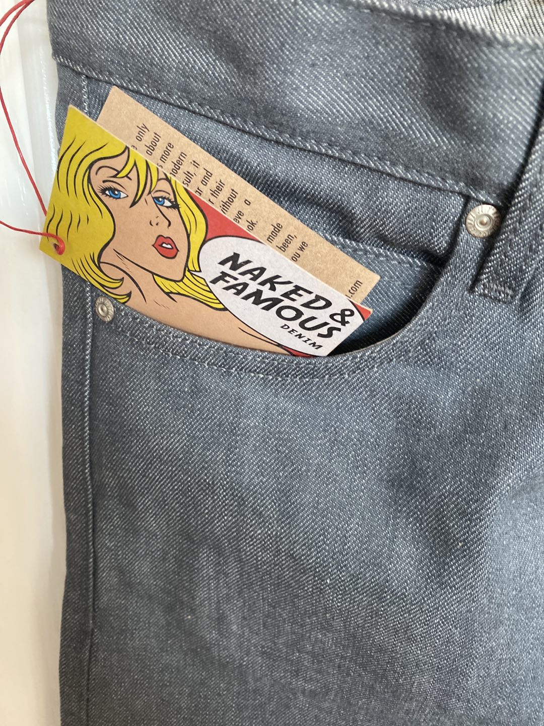 Brand new grey Naked & Famous denim size 34 - photo 3