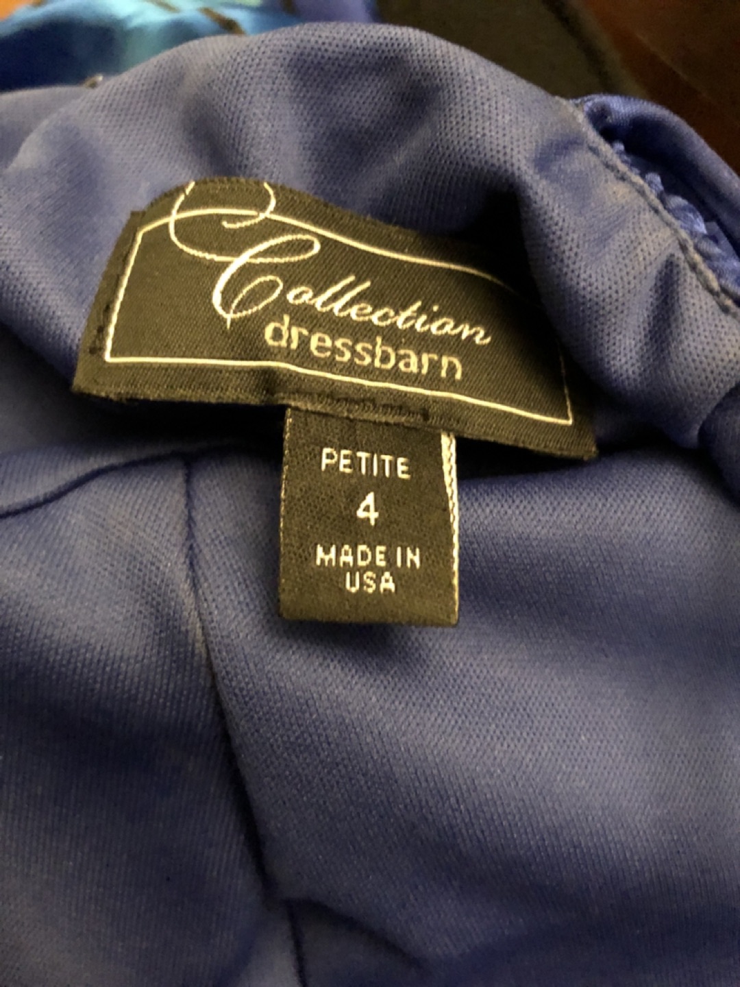 Beautiful satin petite size 4 dress image indicator(3)