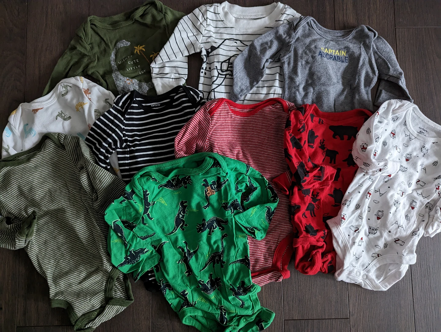 10 long sleeve onesies for 6 months old thumbnail