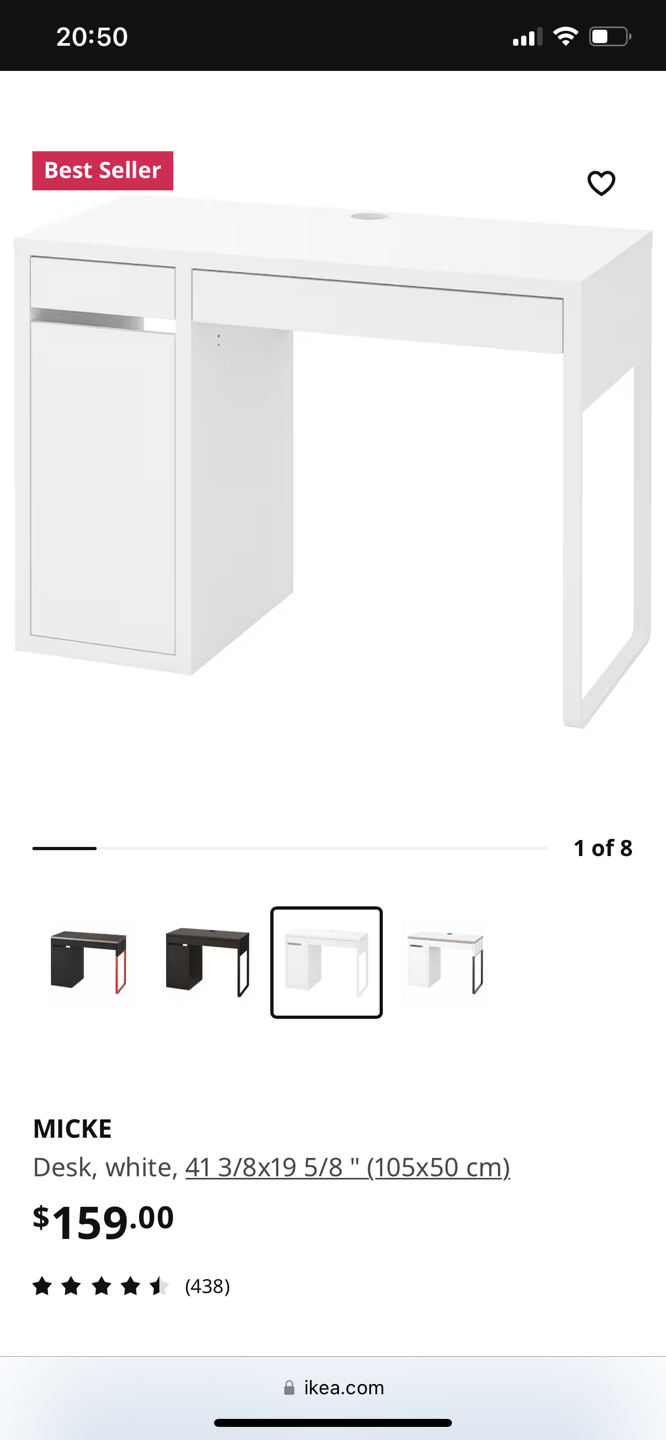 IKEA MICKE desk - photo 4