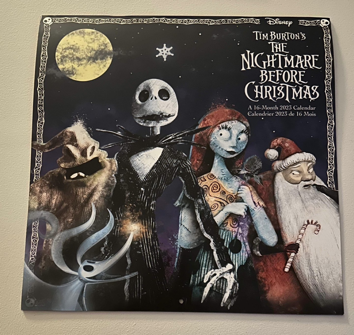 The nightmare before Christmas Calendar thumbnail
