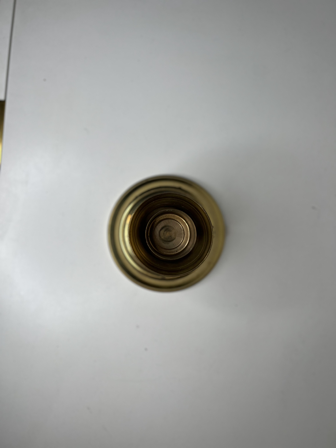 Antique Vintage British brass Candle Holder - photo 2
