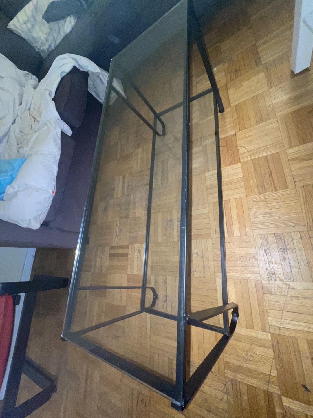 Double shelf glass table thumbnail