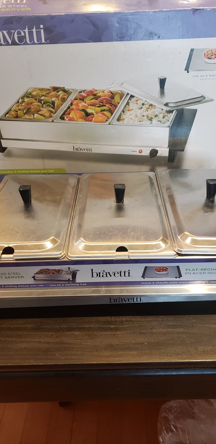 stainless steel buffet server thumbnail