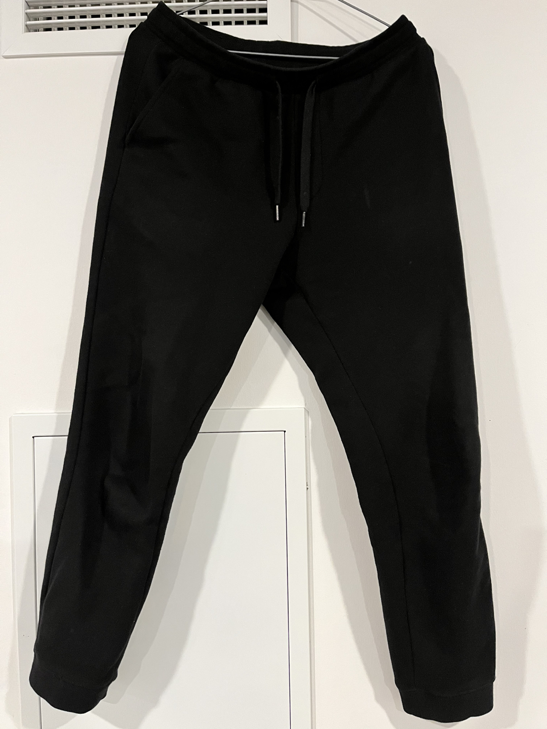 Men Black sweatpants joggers