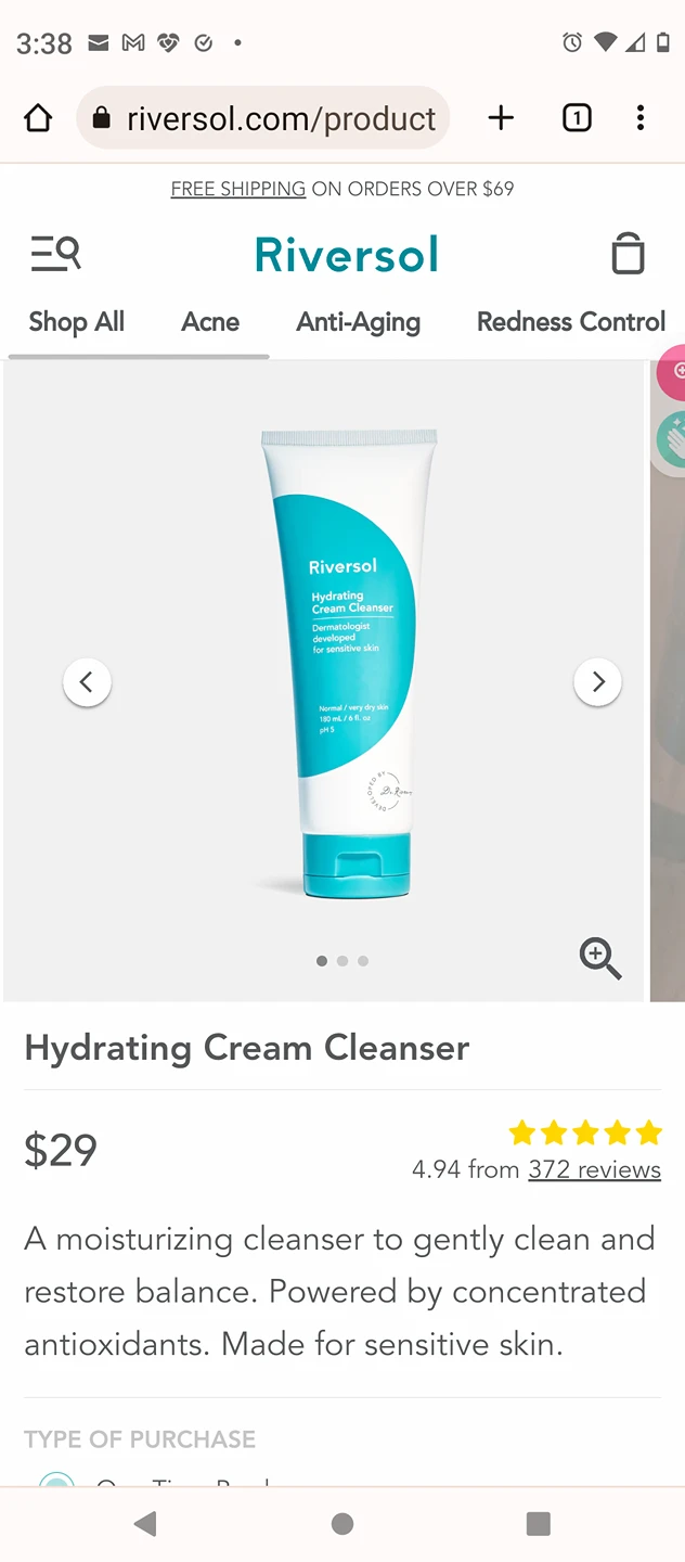 RIVERSOL hydrating Cleanser - photo 2