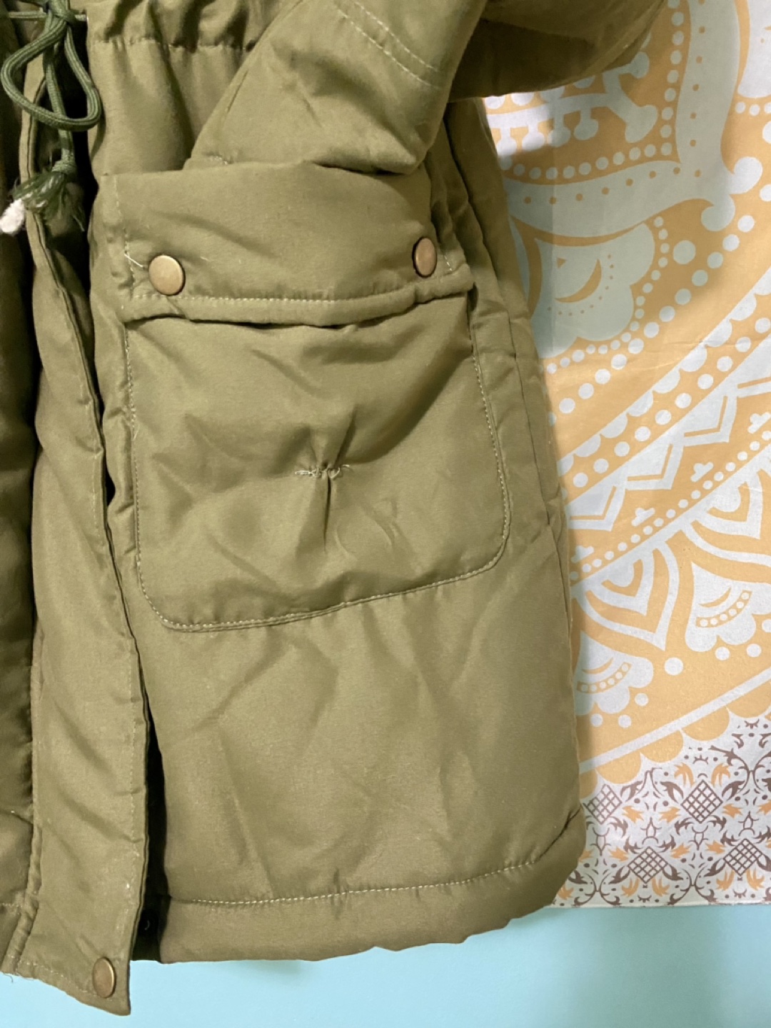 Ladies Winter / Fall Full inside lining tie jacket image indicator(3)