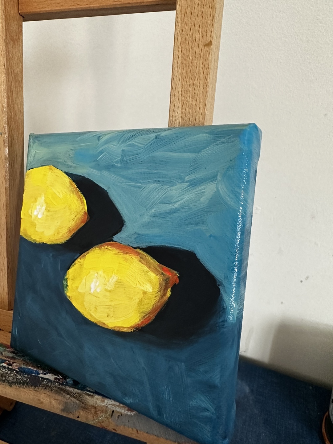 Miniature stretched canvas paintings. 5”x7” and 4”x4” - photo 2