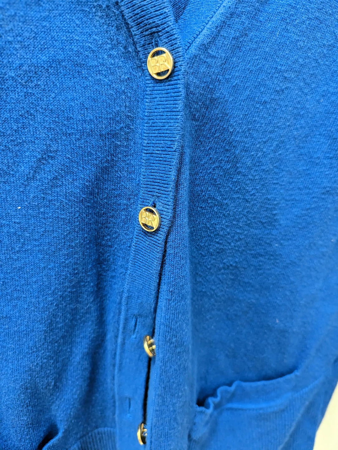 Blue Cotton Banana Republic cardigan - photo 3