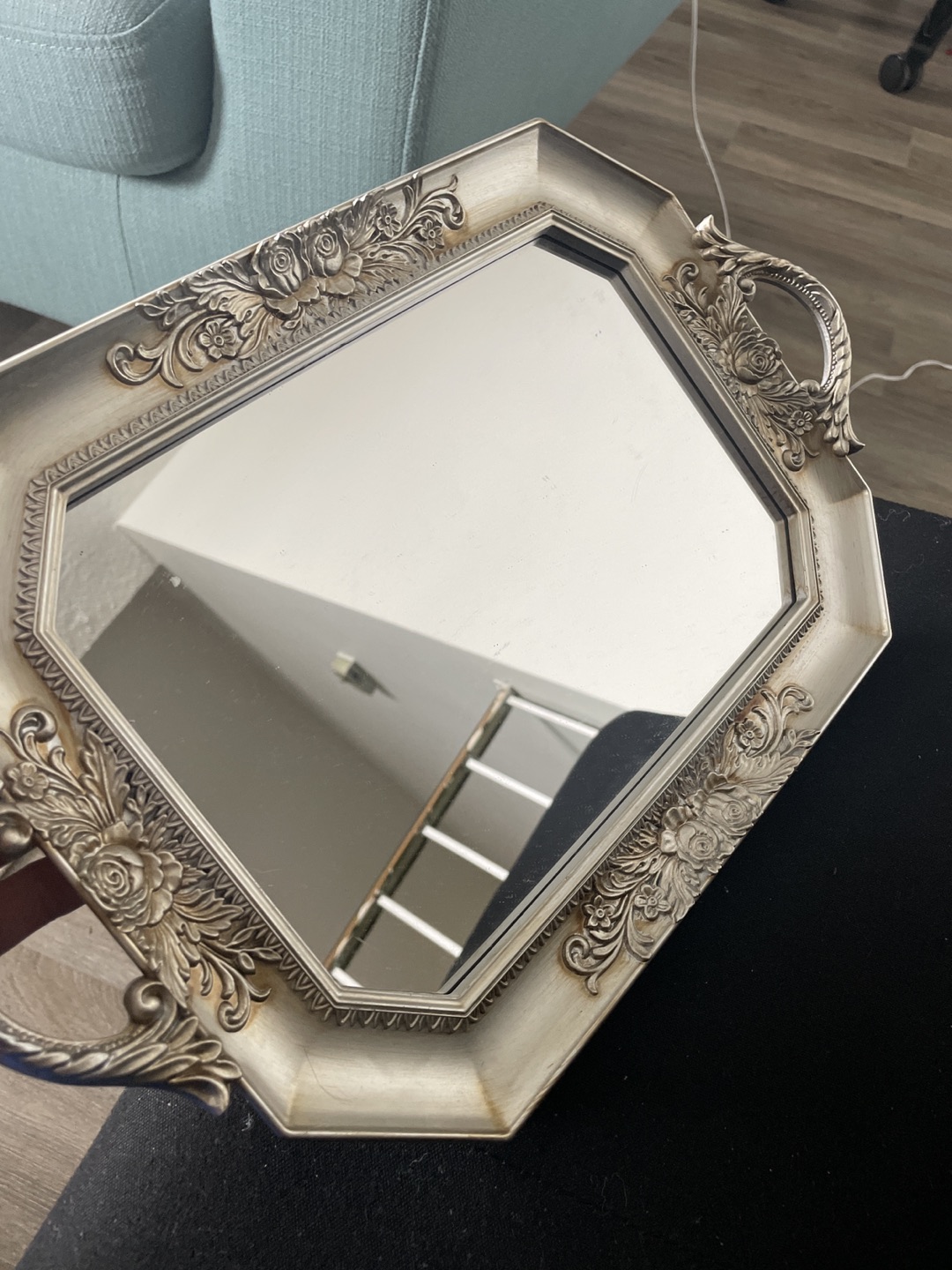 Glass/mirror tray. thumbnail