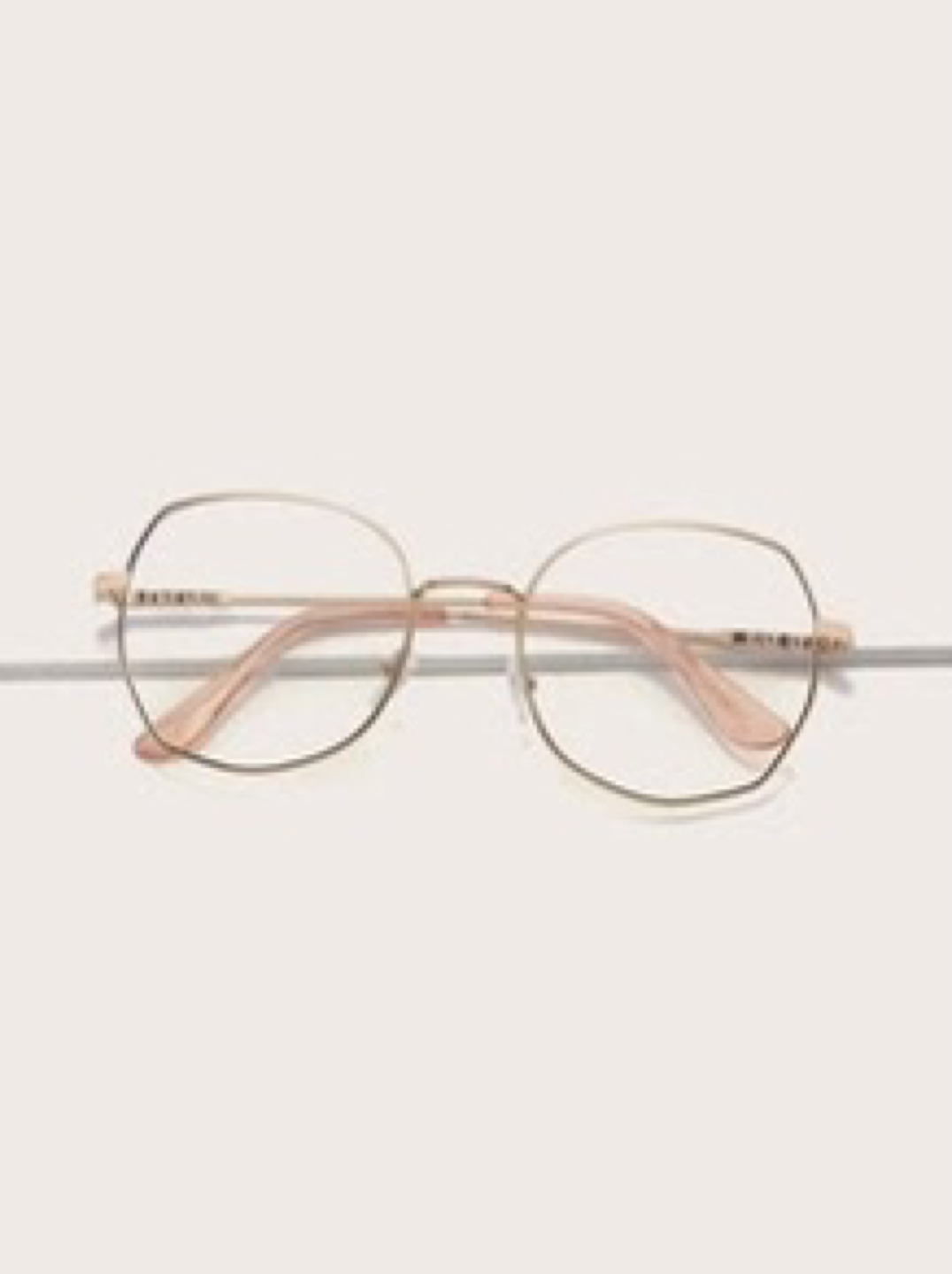 New Rose Gold Cute fashion glasses