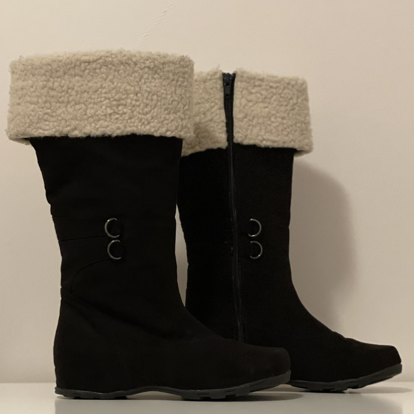 Black boots