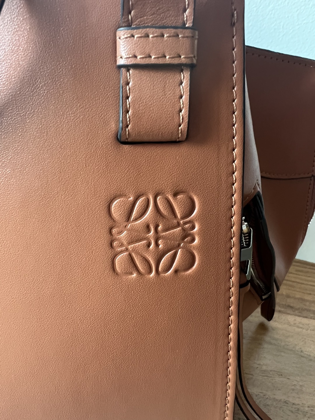 Tan leather purse - photo 3