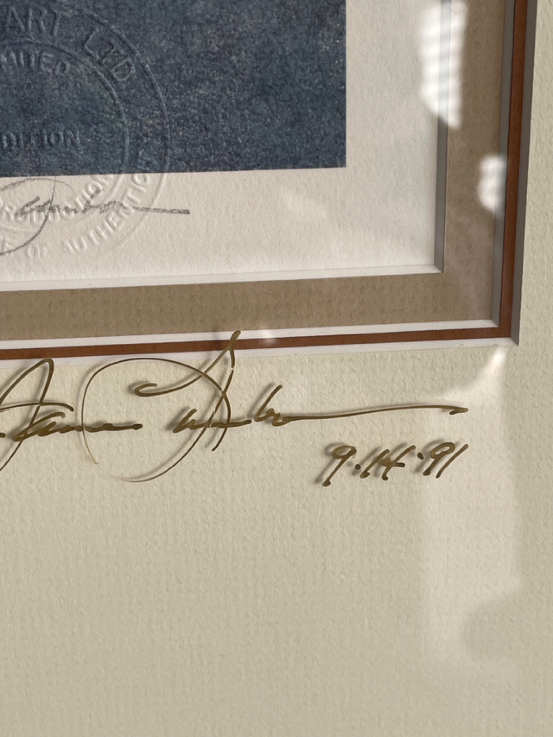 James Lumbers “Country Kitchen” framed, signed, stamped - photo 3