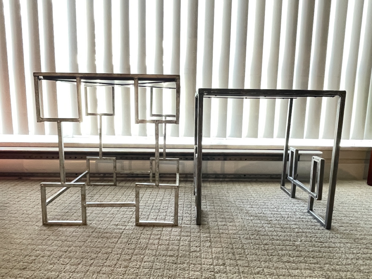 2 Mirrored Top Coffee Tables - photo 4