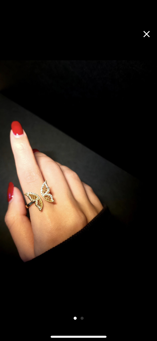 Brand new gold plated shiny ring - photo 2