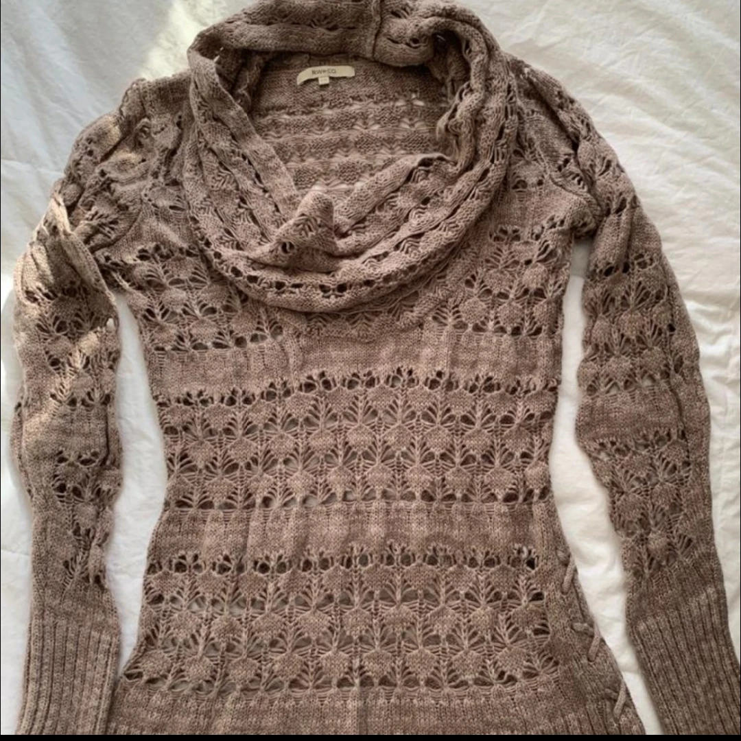RW&Co knitted cowl sweater