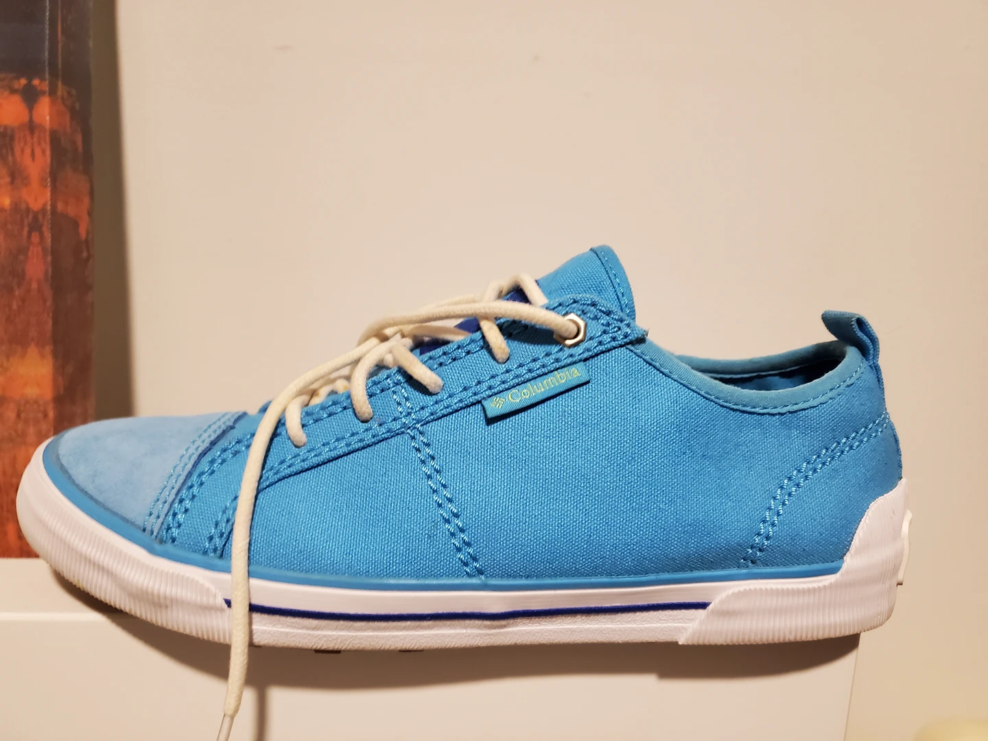 Columbia sky blue canvas shoes thumbnail