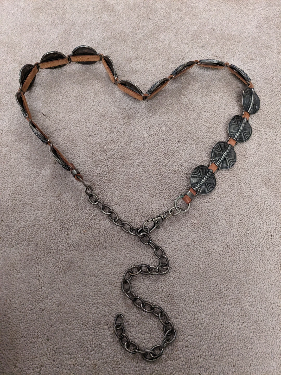 Women's metal chain belt thumbnail