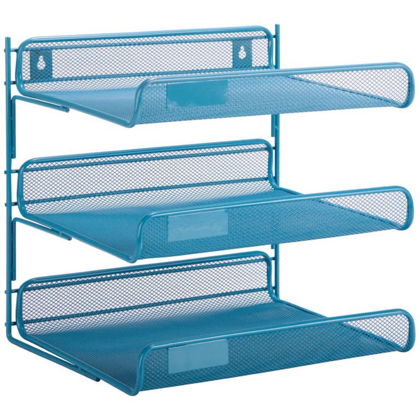 Honey Can Do 3-Tier Steel Mesh Letter Tray, Multicolor thumbnail