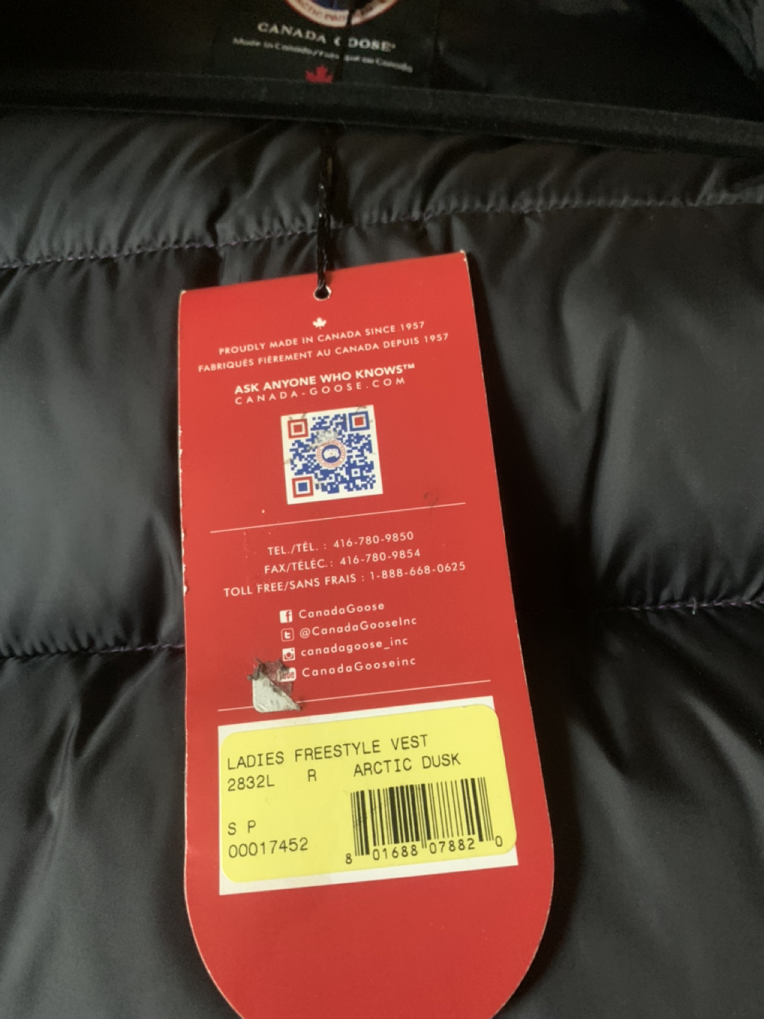 Canadian goose vest image indicator(4)