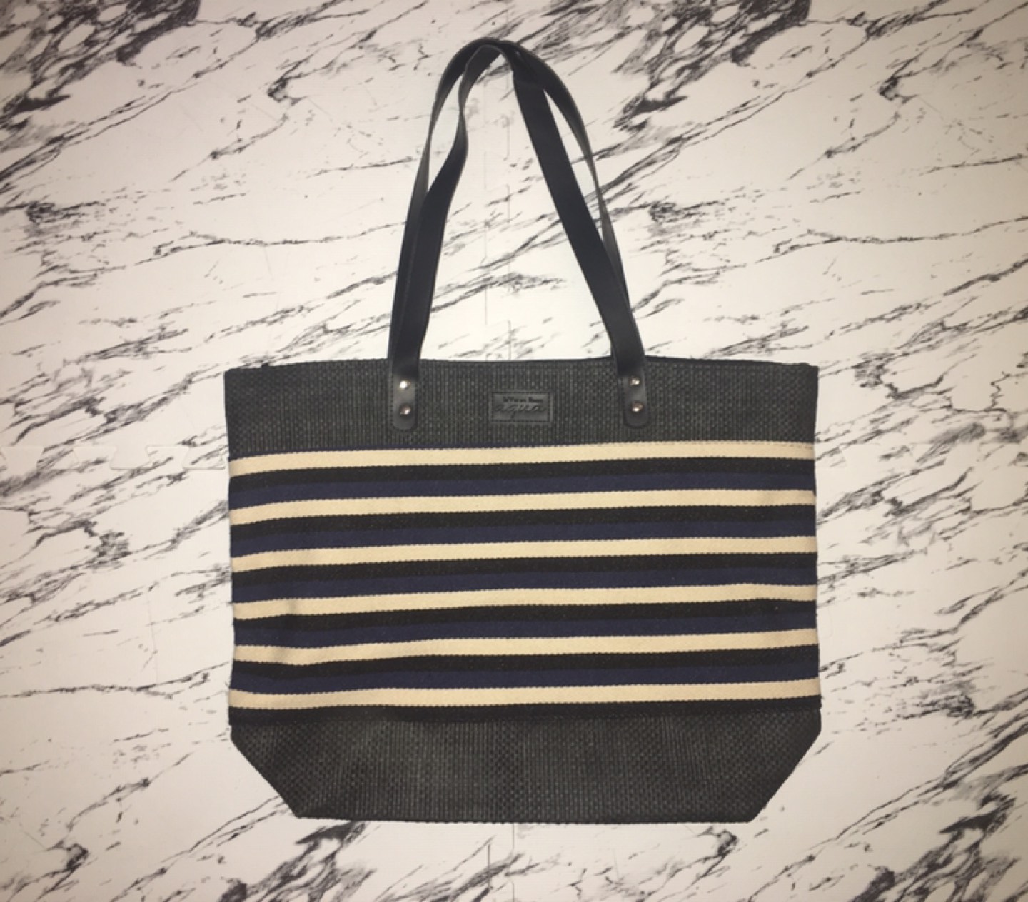 Women’s Large Striped Beach Bag thumbnail