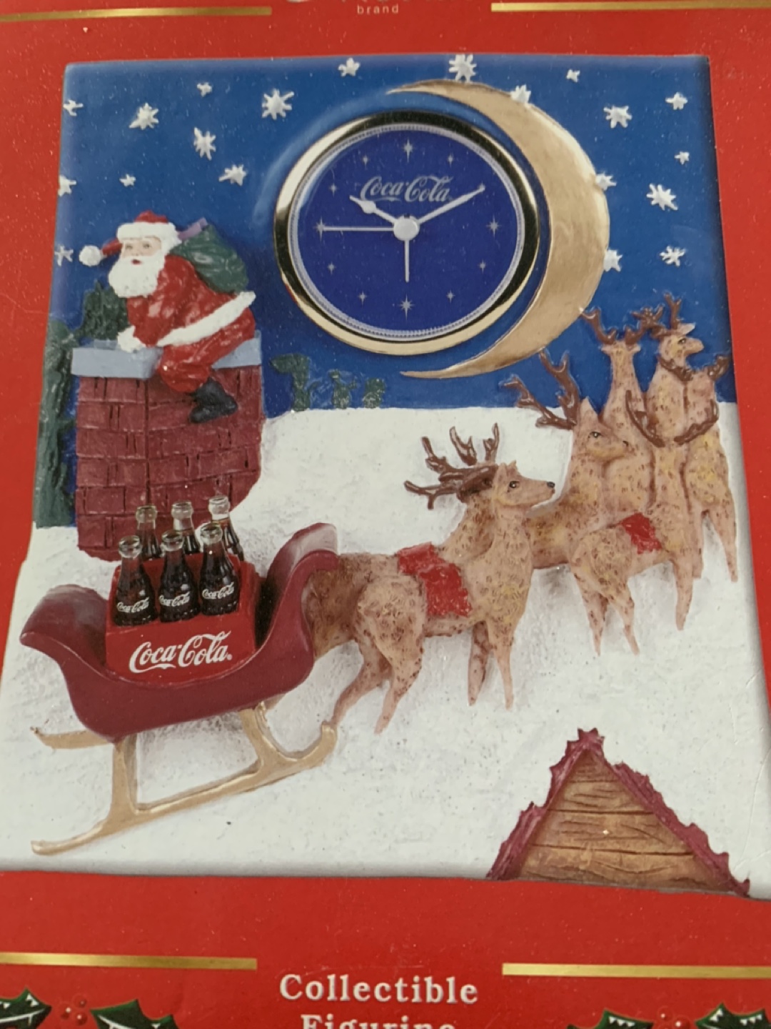 Coca Cola collectors clock decoration