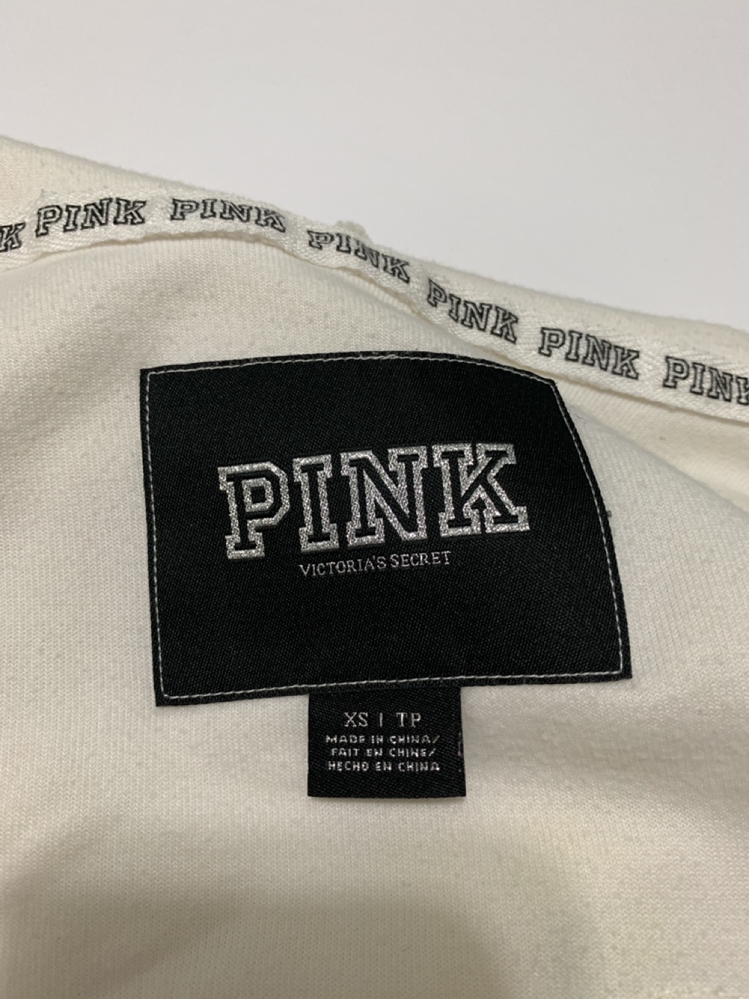 VS Pink Sequin Velour Zip Up Hoodie - photo 3
