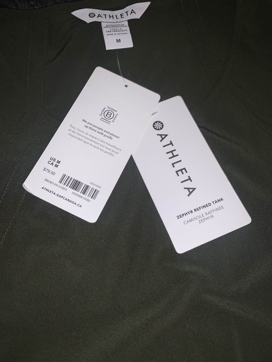 ATHLETA Woman top Size Medium - photo 2