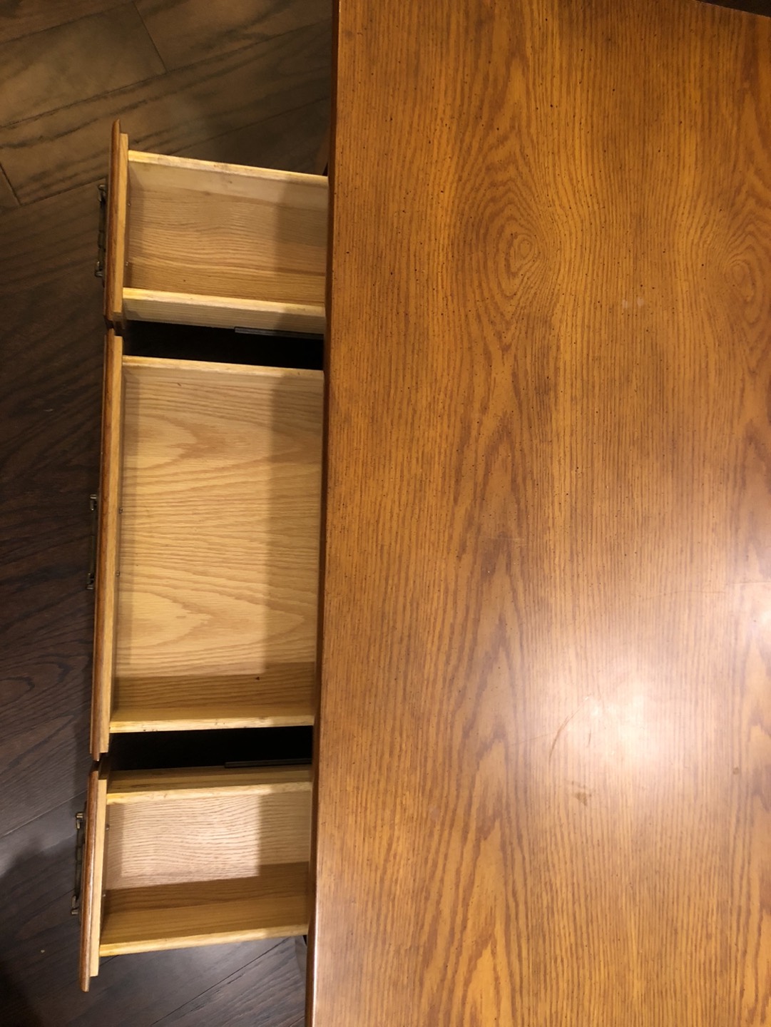 Vintage coffee table with drawers - photo 4