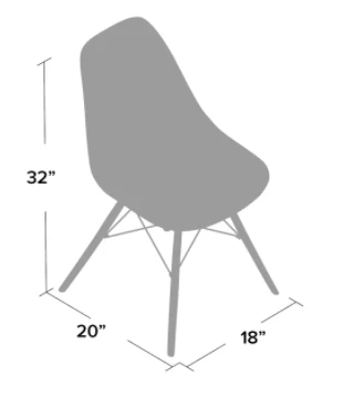 Side chairs (sold as pair) black - photo 2