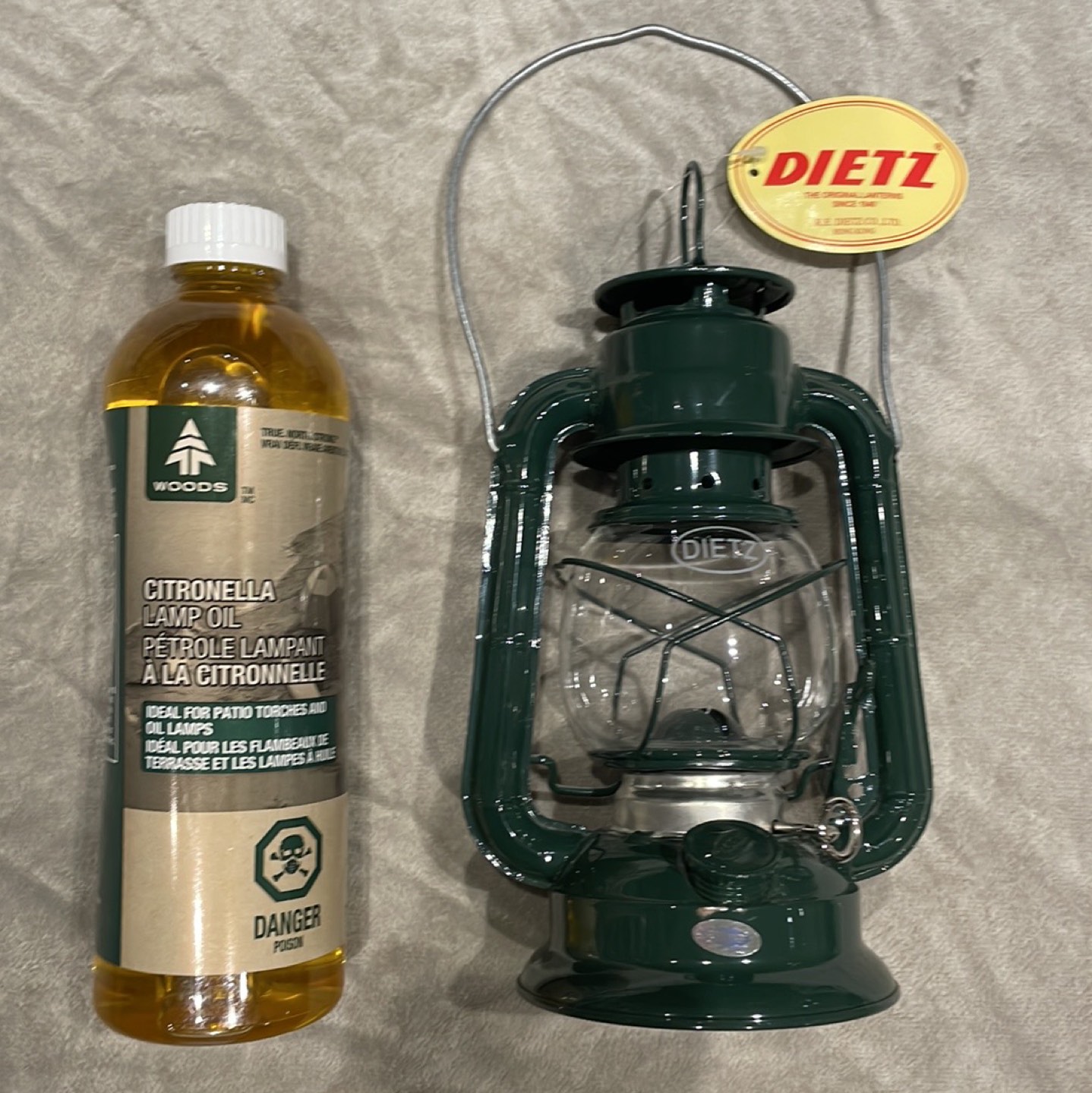 *NEW* Dietz Oil Burning Lantern + Woods Citronella Lamp Oil thumbnail