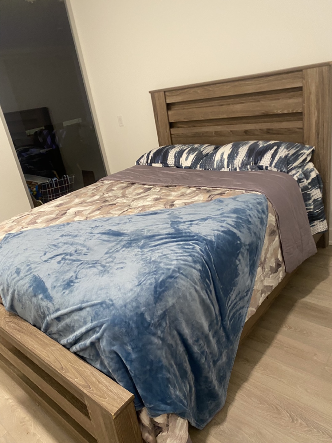 Queen Bed Frame (Includes Mattress)
