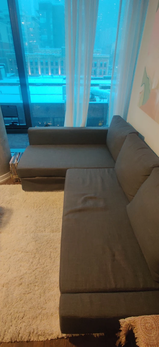 Ikea Friheten Corner Sofa-Bed with Storage image indicator(3)