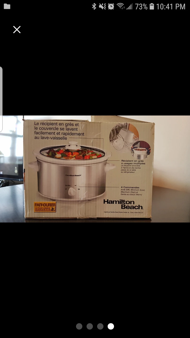 Slow Cooker Hamilton Beach image indicator(3)