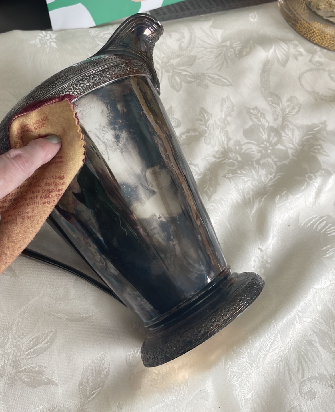 Silver Plated Water Jug (needs polishing) - photo 3