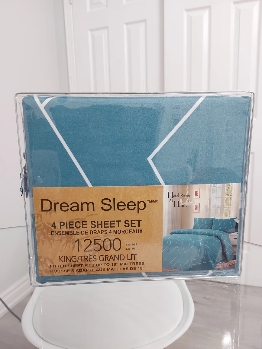 KING size 4 piece sheet set thumbnail